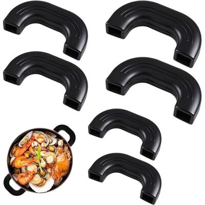OEM Set Mit 3 Rutschfesten Silikongriffen Für Pfannen, Hitzebeständige Griffe Zum Kochen, Geeignet Für Bratpfannen, Woks Und Töpfe OEM Set Mit 3 Rutschfesten Silikongriffen Für Pfannen, Hitzebeständige Griffe Zum Kochen, Geeignet Für Bratpfannen, Woks Und Töpfe