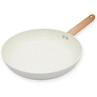 OEM Keramik-bratpfanne 28 Cm Induktion Beige-grau Gran Duka OEM Keramik-bratpfanne 28 Cm Induktion Beige-grau Gran Duka