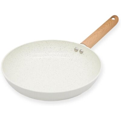 OEM Gran Duka Beige-graue Keramik-bratpfanne 24 Cm OEM Gran Duka Beige-graue Keramik-bratpfanne 24 Cm