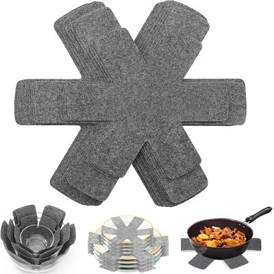 OEM Filz-topflappenschoner, 12-teiliges Set Mit Topfmatte Und Bratpfanne OEM Filz-topflappenschoner, 12-teiliges Set Mit Topfmatte Und Bratpfanne