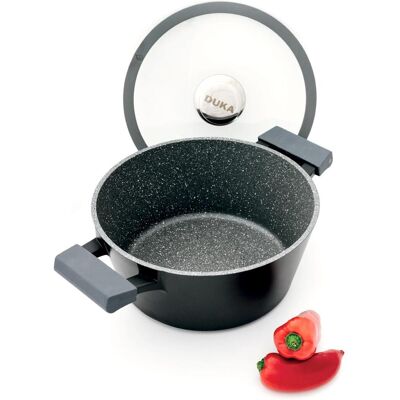 OEM Professioneller Topf Mit Deckel, 20 Cm, 2,4 L, Induktionsgeeignet, Gota Cook Duka OEM Professioneller Topf Mit Deckel, 20 Cm, 2,4 L, Induktionsgeeignet, Gota Cook Duka
