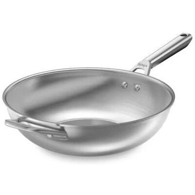 Wok Ninja Everclad C90928eui 28 Cm Dreilagiger Edelstahl Induktion Wok Ninja Everclad C90928eui 28 Cm Dreilagiger Edelstahl Induktion
