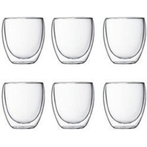 Set Mit 6 Doppelwandigen Gläsern 25cl Bodum Pavina Set Set Mit 6 Doppelwandigen Gläsern 25cl Bodum Pavina Set