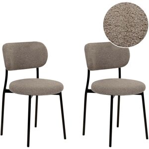 Beliani - Set aus 2 modernen Esstischen Taupe - Esstische Beliani - Set aus 2 modernen Esstischen Taupe - Esstische