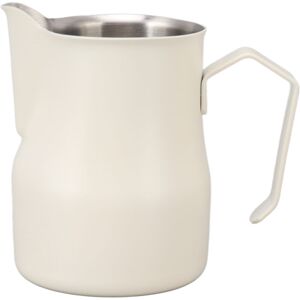 ZOTERNEN Milchkännchen aus Edelstahl, Ausgießer, Kaffee- und Latte-Tasse, für Büro und Zuhause (Mattweiß 350 ml). ZOTERNEN Milchkännchen aus Edelstahl, Ausgießer, Kaffee- und Latte-Tasse, für Büro und Zuhause (Mattweiß 350 ml).