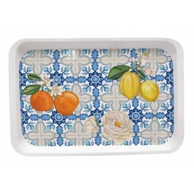 Trade Shop Mediterraner Melamin-Serviertablett - 30x19cm Trade Shop Mediterraner Melamin-Serviertablett - 30x19cm