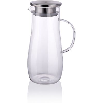 Alpina – Karaffe Aus Borosilikatglas Mit Henkel, 1,4 L Alpina – Karaffe Aus Borosilikatglas Mit Henkel, 1,4 L