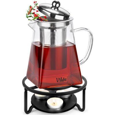 OEM Hitzebeständige Glas-teekanne Mit Teesieb, 730 Ml + Heizelement OEM Hitzebeständige Glas-teekanne Mit Teesieb, 730 Ml + Heizelement