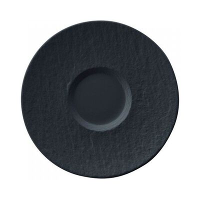Villeroy & Boch - Manufacture Rock - 17 cm - Schwarz - Untertasse Villeroy & Boch - Manufacture Rock - 17 cm - Schwarz - Untertasse