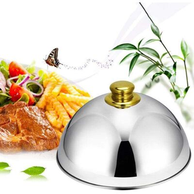 HEAT Edelstahl-speisenglocke, Servierdeckel, Teller, Schüssel Für Zuhause, Küche, Restaurant, Café HEAT Edelstahl-speisenglocke, Servierdeckel, Teller, Schüssel Für Zuhause, Küche, Restaurant, Café
