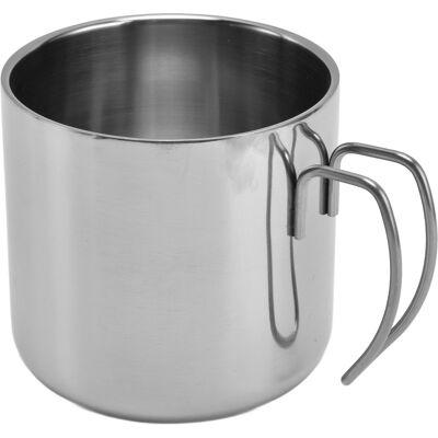HEAT Kaffeebecher Aus Edelstahl, 400 Ml, Robust, Praktisch, Tragbar, Mit Henkel, Für Zuhause, Büro, Restaurant, Primärfarbe (ohne Deckel), 400 Ml HEAT Kaffeebecher Aus Edelstahl, 400 Ml, Robust, Praktisch, Tragbar, Mit Henkel, Für Zuhause, Büro, Restaurant, Primärfarbe (ohne Deckel), 400 Ml