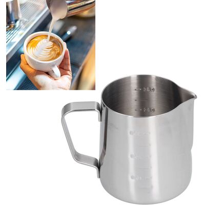 JUTE 400 Ml Lackierte Latte-art-tasse/milchtasse/kanne Aus Edelstahl 304 Mit Spitzem Ausguss, Spiegelpolierter Außenseite Und Sandgestrahlter Innenseite. JUTE 400 Ml Lackierte Latte-art-tasse/milchtasse/kanne Aus Edelstahl 304 Mit Spitzem Ausguss, Spiegelpolierter Außenseite Und Sandgestrahlter Innenseite.