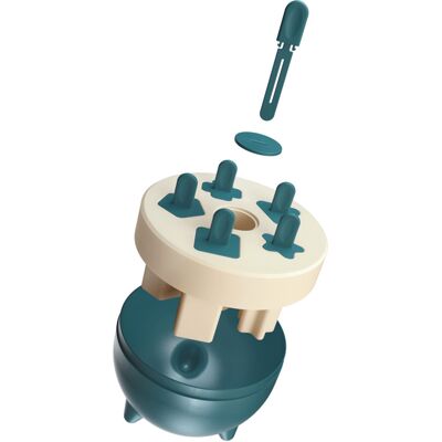 HEAT Eisform Mit 6 Mulden, Abnehmbares Design, Gesundes Und Sicheres Material, Langlebiges Pp, Mini-eisform In Blau HEAT Eisform Mit 6 Mulden, Abnehmbares Design, Gesundes Und Sicheres Material, Langlebiges Pp, Mini-eisform In Blau