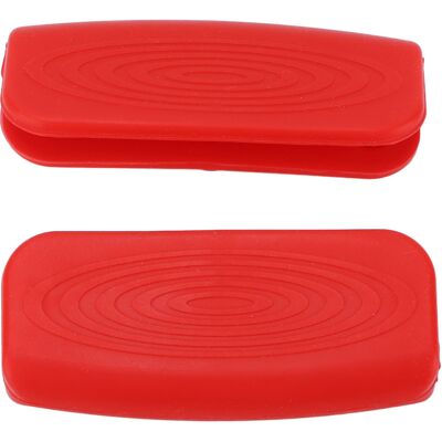 AUCO Silikon-tellerzange, Rutschfeste Halterung Für Schüsseln Und Teller, Edelstahlzange Zum Dämpfen Von Speisen, Rotes Küchenutensil (2er-set) AUCO Silikon-tellerzange, Rutschfeste Halterung Für Schüsseln Und Teller, Edelstahlzange Zum Dämpfen Von Speisen, Rotes Küchenutensil (2er-set)