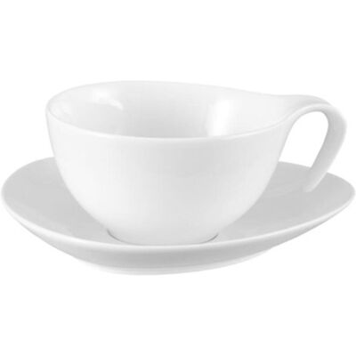 OEM Duka Time Tasse Und Untertasse 350 Ml Weißes Porzellan OEM Duka Time Tasse Und Untertasse 350 Ml Weißes Porzellan