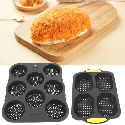 JUTE Ich Verkaufe 2 Baguetteformen (4 Fächer) + 8 Hamburgerformen (2er-set). JUTE Ich Verkaufe 2 Baguetteformen (4 Fächer) + 8 Hamburgerformen (2er-set).
