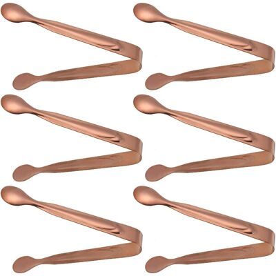 Minkurow Eiszange Edelstahl Servierzange Grillzange Küchenzange Zuckerzange Lebensmittel Kekszange Für Hausbar 6 Stück (roségold) Minkurow Eiszange Edelstahl Servierzange Grillzange Küchenzange Zuckerzange Lebensmittel Kekszange Für Hausbar 6 Stück (roségold)