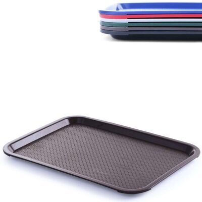 HENDI Fast-food-tablett Aus Polypropylen, 35 X 45 Cm, Braun HENDI Fast-food-tablett Aus Polypropylen, 35 X 45 Cm, Braun