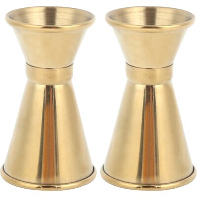 AUCO Messbecher Aus Edelstahl, Weinglas, Unzenbecher, Cocktail-jigger, Messbecher Für Getränkeflüssigkeiten AUCO Messbecher Aus Edelstahl, Weinglas, Unzenbecher, Cocktail-jigger, Messbecher Für Getränkeflüssigkeiten