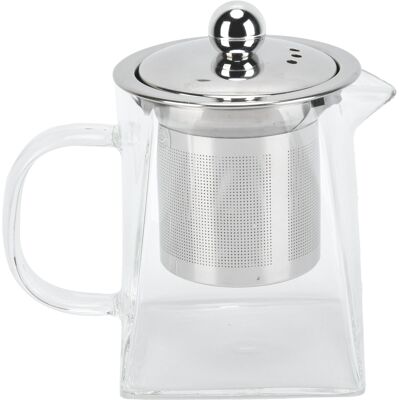 OEM Teekanne Aus Klarglas Mit Herausnehmbarem Filter Aus Edelstahl 304, Ideal Für Zuhause Und Büro (350 Ml). OEM Teekanne Aus Klarglas Mit Herausnehmbarem Filter Aus Edelstahl 304, Ideal Für Zuhause Und Büro (350 Ml).