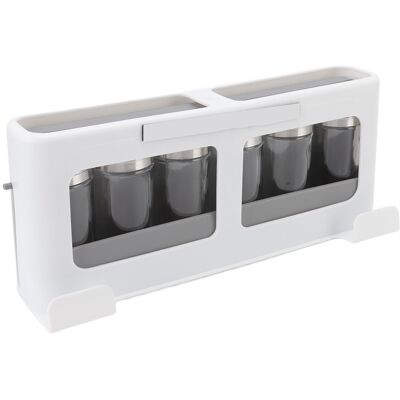 HEAT Gewürzregal Für Die Unterbauplatte Mit 6 Ausziehbaren Fächern Für Gewürzflaschen (ohne Durchstechen), Bietet Platz Für 7 Gewürzgläser. HEAT Gewürzregal Für Die Unterbauplatte Mit 6 Ausziehbaren Fächern Für Gewürzflaschen (ohne Durchstechen), Bietet Platz Für 7 Gewürzgläser.