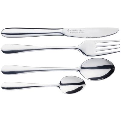 Masterclass Kinderbesteck-set, Silber, 4-tlg. Masterclass Kinderbesteck-set, Silber, 4-tlg.
