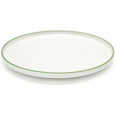 OEM Porzellan-speiseteller Mit Grünem Rand, 28 Cm, Duka OEM Porzellan-speiseteller Mit Grünem Rand, 28 Cm, Duka