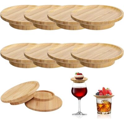OEM 10er-packung Hölzerne Weinglasdeckel – 10 Cm – Rund – Käsebrett – Weinglas – Wurst- Und Käseplatte – Dessert-, Warm- Und Snack-dekoration – Obst OEM 10er-packung Hölzerne Weinglasdeckel – 10 Cm – Rund – Käsebrett – Weinglas – Wurst- Und Käseplatte – Dessert-, Warm- Und Snack-dekoration – Obst