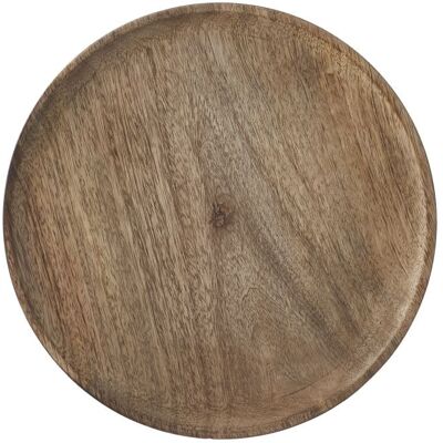 MICA DECORATIONS Mica Platte Duko Rund Braun Ø 30 Cm Deko-accessoires MICA DECORATIONS Mica Platte Duko Rund Braun Ø 30 Cm Deko-accessoires