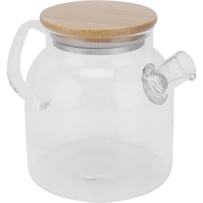 HEAT 600 Ml Teekanne Aus Klarglas, Großes Fassungsvermögen, Hitzebeständiger Wasserkocher Für Zuhause Und Büro HEAT 600 Ml Teekanne Aus Klarglas, Großes Fassungsvermögen, Hitzebeständiger Wasserkocher Für Zuhause Und Büro