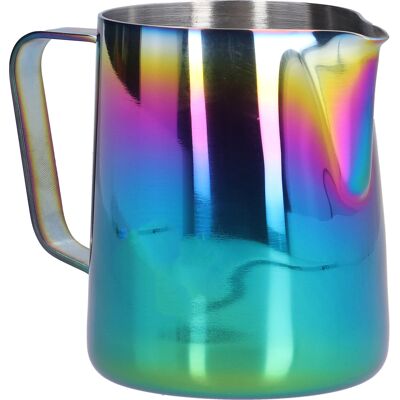 HEAT Milchaufschäumkännchen Aus Edelstahl, 350 Ml, Spitz Zulaufende Form, Cappuccino-tasse, Dickflüssiges Milchkännchen Für Latte Art, Farbig HEAT Milchaufschäumkännchen Aus Edelstahl, 350 Ml, Spitz Zulaufende Form, Cappuccino-tasse, Dickflüssiges Milchkännchen Für Latte Art, Farbig