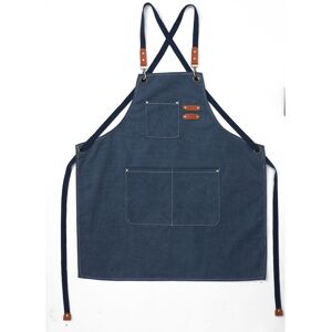 Linghhang - Marineblau) Küchenschürze Für Herren Aus Segeltuch Mit 3 Taschen, Wasserdichte Und Verstellbare Schürze Für Grill, Restaurant, Garten, Schreiner, 78 X 68 Cm Linghhang - Marineblau) Küchenschürze Für Herren Aus Segeltuch Mit 3 Taschen, Wasserdichte Und Verstellbare Schürze Für Grill, Restaurant, Garten, Schreiner, 78 X 68 Cm