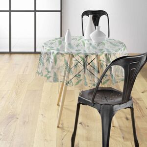 AUREA Transparenter PVC Tischdecke mit Pflanzenmuster - Tischdecke AUREA Transparenter PVC Tischdecke mit Pflanzenmuster - Tischdecke