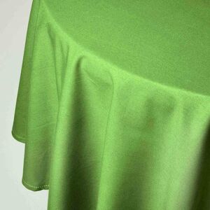 Homescapes - Tischdecke Aus 100% Baumwolle, 180 Cm Rund, Limette Homescapes - Tischdecke Aus 100% Baumwolle, 180 Cm Rund, Limette