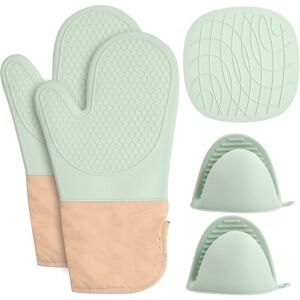 JUSCH Silikon-topflappen-handschuh, Anti-hitze-ofenhandschuh, Küche, Wasserdicht, Ofen-topflappen, Küchenhandschuhe JUSCH Silikon-topflappen-handschuh, Anti-hitze-ofenhandschuh, Küche, Wasserdicht, Ofen-topflappen, Küchenhandschuhe