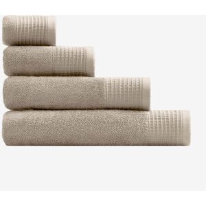 Sklum Frottee-baumwollhandtuch Mit Claritone-bordüre Beige Tapioca Badetuch (100 X 180 Cm) Sklum Frottee-baumwollhandtuch Mit Claritone-bordüre Beige Tapioca Badetuch (100 X 180 Cm)