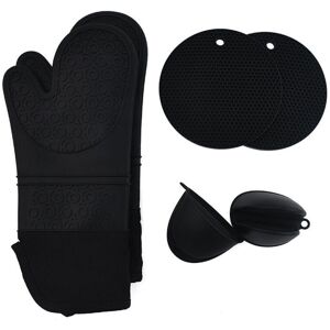 Ofenhandschuhe, Ofenhandschuhe, Set Mit 6 Topflappen, Backhandschuhen, Ofenhandschuhe Aus Silikon Und Baumwolle - Tigrezy Ofenhandschuhe, Ofenhandschuhe, Set Mit 6 Topflappen, Backhandschuhen, Ofenhandschuhe Aus Silikon Und Baumwolle - Tigrezy