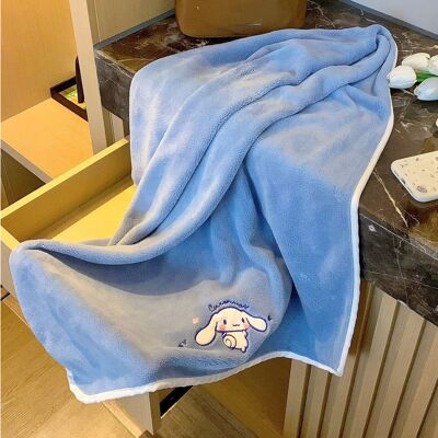 JUTE Badetuch Aus Korallenfleece Mit Einem Entzückenden Zimthund-motiv, Weich, Saugfähig, Schnelltrocknend, Ideal Für Paare, Strandtuch, Sarong, Blaues Badetuch Mit Zimthund-motiv, 140 X 70 Cm. JUTE Badetuch Aus Korallenfleece Mit Einem Entzückenden Zimthund-motiv, Weich, Saugfähig, Schnelltrocknend, Ideal Für Paare, Strandtuch, Sarong, Blaues Badetuch Mit Zimthund-motiv, 140 X 70 Cm.