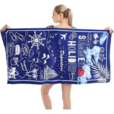 TRUVO Mikrofaser-strandtuch, Sandabweisend, Schnelltrocknend, Leicht, Ideal Für Reisen Und Sommer (76 X 152 Cm). Geeignet Für Erwachsene, Frauen, Männer, Mädchen Und Kinder. Strandaccessoire. TRUVO Mikrofaser-strandtuch, Sandabweisend, Schnelltrocknend, Leicht, Ideal Für Reisen Und Sommer (76 X 152 Cm). Geeignet Für Erwachsene, Frauen, Männer, Mädchen Und Kinder. Strandaccessoire.