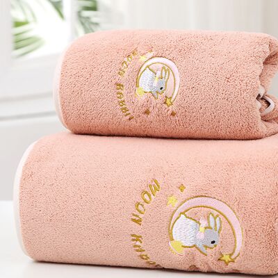 HEAT Badetuch Aus Korallenvlies, Saugfähig, Weich, Dick, Duschtuch Für Zuhause Und Strand, Rosa, 70 X 140 Cm HEAT Badetuch Aus Korallenvlies, Saugfähig, Weich, Dick, Duschtuch Für Zuhause Und Strand, Rosa, 70 X 140 Cm