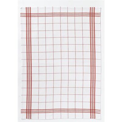 Torchon Rouge Carreaux Coton Absorbant, Design Classique - Winkler Torchon Rouge Carreaux Coton Absorbant, Design Classique - Winkler