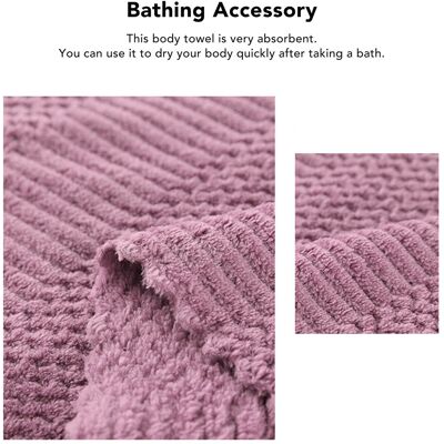 JUTE Hochwertiges Strand- Und Badetuchset Mit Glücksbringer-muster, Strandtuch Aus Korallenfleece, Saugfähig, Für Den Täglichen Gebrauch, Geschenkidee, Rosa. JUTE Hochwertiges Strand- Und Badetuchset Mit Glücksbringer-muster, Strandtuch Aus Korallenfleece, Saugfähig, Für Den Täglichen Gebrauch, Geschenkidee, Rosa.