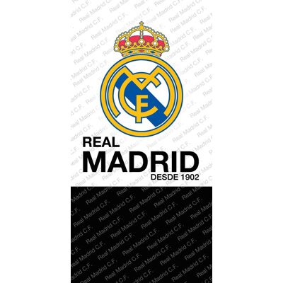 AC-DECO Real Madrid Fanhandtuch, Schnelltrocknende Mikrofaser, 140 Cm AC-DECO Real Madrid Fanhandtuch, Schnelltrocknende Mikrofaser, 140 Cm