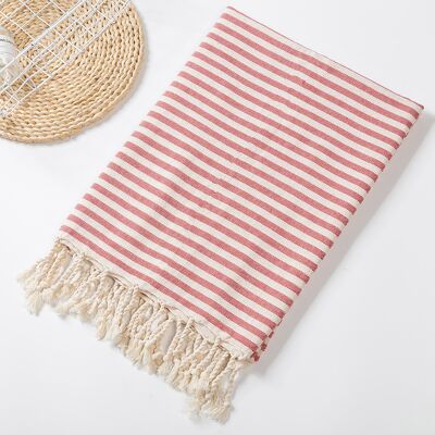 OEM Individuell Gestaltbares Türkisches Strandtuch Mit Quasten, Gestreift, Baumwolle, Originalfarbe, Mit Kissen, Tischdecke (rot 25-2, 100 X 180 Cm / 360 G), Sehr Beliebt Bei Amazon. OEM Individuell Gestaltbares Türkisches Strandtuch Mit Quasten, Gestreift, Baumwolle, Originalfarbe, Mit Kissen, Tischdecke (rot 25-2, 100 X 180 Cm / 360 G), Sehr Beliebt Bei Amazon.