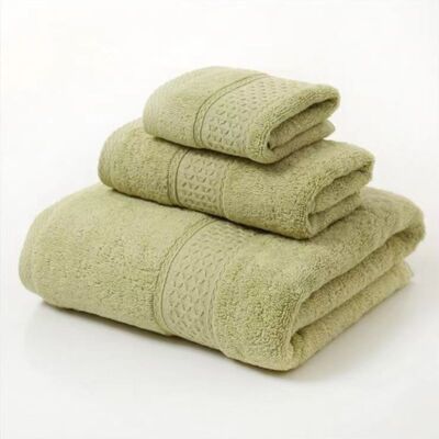OEM Ultraweiches Und Hochsaugfähiges Handtuchset Aus Reiner Baumwolle, 3-teilig, Bestehend Aus 1 Badetuch, 1 Handtuch Und 1 Waschlappen Für Das Badezimmer Zu Hause. OEM Ultraweiches Und Hochsaugfähiges Handtuchset Aus Reiner Baumwolle, 3-teilig, Bestehend Aus 1 Badetuch, 1 Handtuch Und 1 Waschlappen Für Das Badezimmer Zu Hause.
