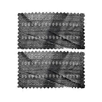 TRUVO Set Aus 2 Französischen Spitzen-platzsets, Rustikaler Stil, Tischdecken Im Western-stil, Tischläufer Für Partys TRUVO Set Aus 2 Französischen Spitzen-platzsets, Rustikaler Stil, Tischdecken Im Western-stil, Tischläufer Für Partys
