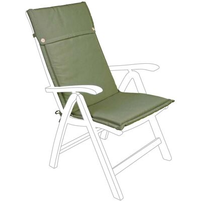 BIZZOTTO Hochlehniges Liegestuhlkissen Mit Wasserabweisendem Stoff Für Den Innen- Und Außenbereich -verde Bosco / Kit Mit 2 Stück BIZZOTTO Hochlehniges Liegestuhlkissen Mit Wasserabweisendem Stoff Für Den Innen- Und Außenbereich -verde Bosco / Kit Mit 2 Stück