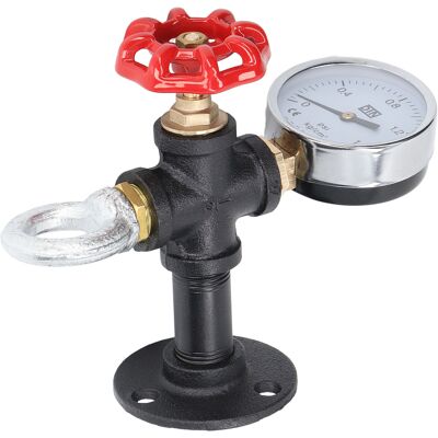 HEAT Industrieller Rohrkleiderhakenständer, Robust, Rustikal, Für Hüte, Bademäntel Und Handtücher, Wandmontage, Typ A HEAT Industrieller Rohrkleiderhakenständer, Robust, Rustikal, Für Hüte, Bademäntel Und Handtücher, Wandmontage, Typ A