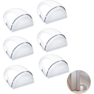 OEM 6-teiliges Set Türstopper Für Den Innenbereich, Bodentürstopper, Transparenter Türstopper Für Alle Hartböden, Selbstklebender Türstopper Zum Schutz Von Wänden Und Möbeln OEM 6-teiliges Set Türstopper Für Den Innenbereich, Bodentürstopper, Transparenter Türstopper Für Alle Hartböden, Selbstklebender Türstopper Zum Schutz Von Wänden Und Möbeln