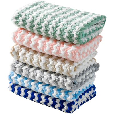 JUTE Gestreiftes Küchenreinigungstuch, Saugfähig Und Nicht Fettend, Für Handtücher, Tischdecken Und Geschirrtücher. Farbe Zufällig. JUTE Gestreiftes Küchenreinigungstuch, Saugfähig Und Nicht Fettend, Für Handtücher, Tischdecken Und Geschirrtücher. Farbe Zufällig.